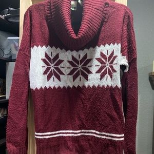 Cowl neck sweater